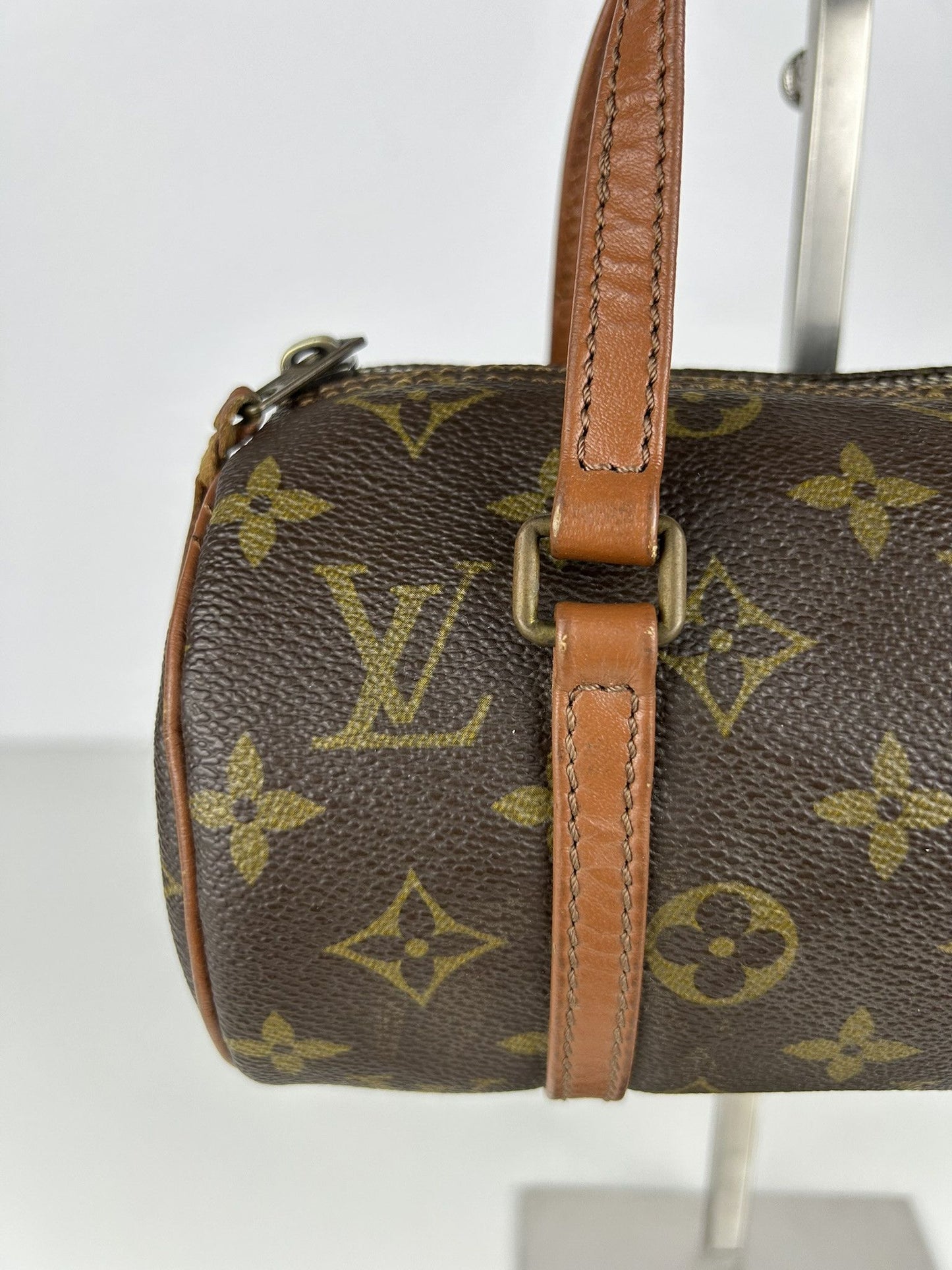 Vintage Louis Vuitton monogram papillon 22 mini boston bag