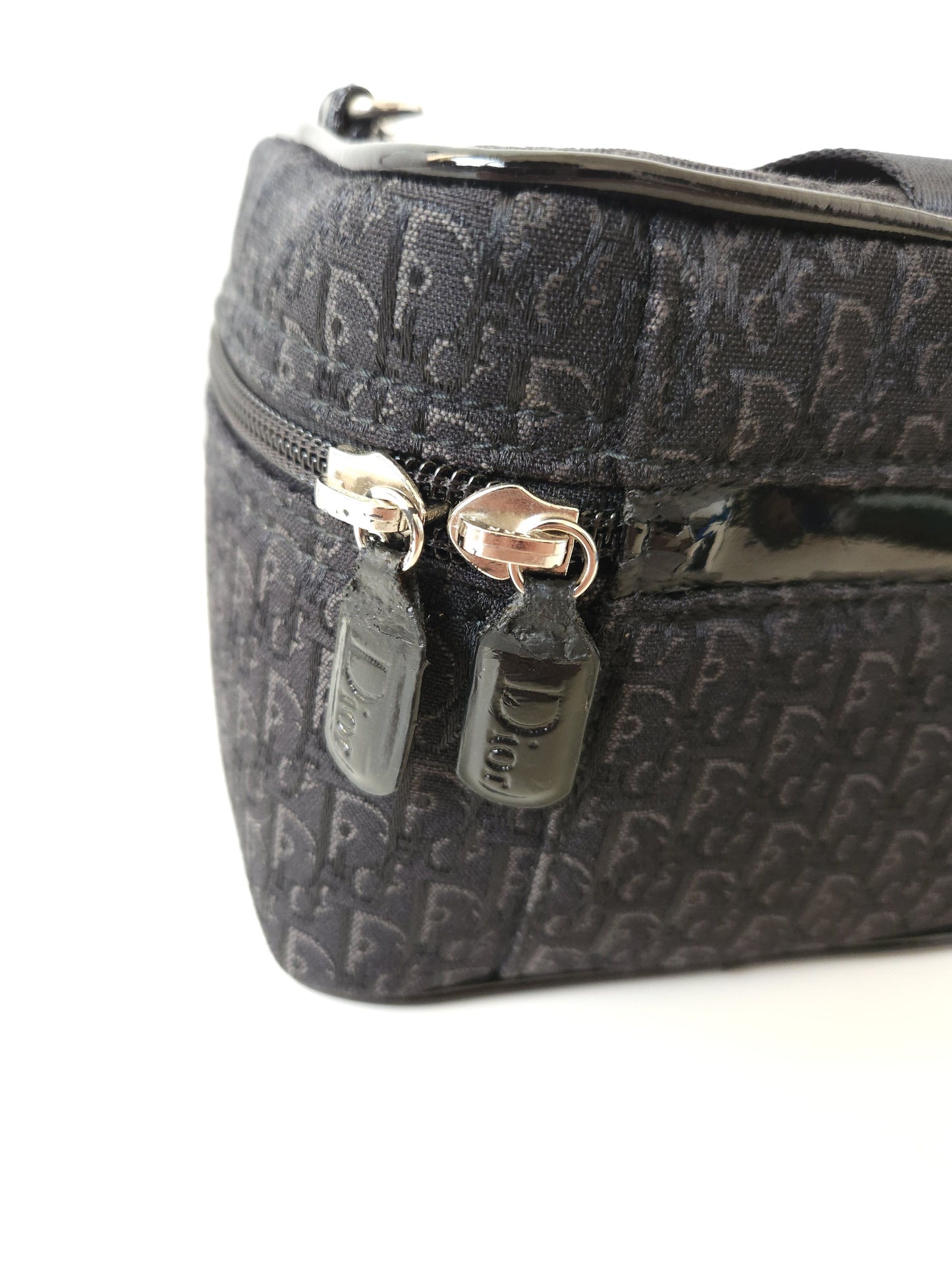 Vtg y2k Dior john galliano street chic monogram vanity case