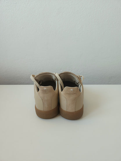 Maison Margiela replica sneakers in dusty pink/ beige