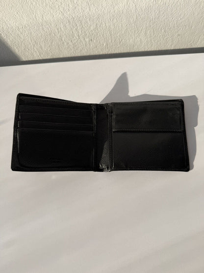 Prada saffiano leather bifold wallet