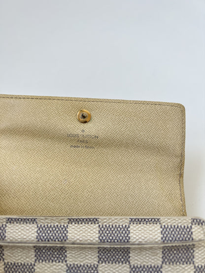 Louis vuitton damier azur folding wallet