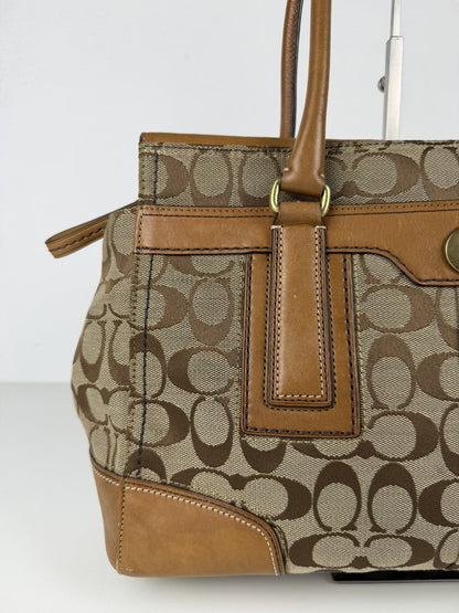 Coach signature turnlock Hamptons tote bag