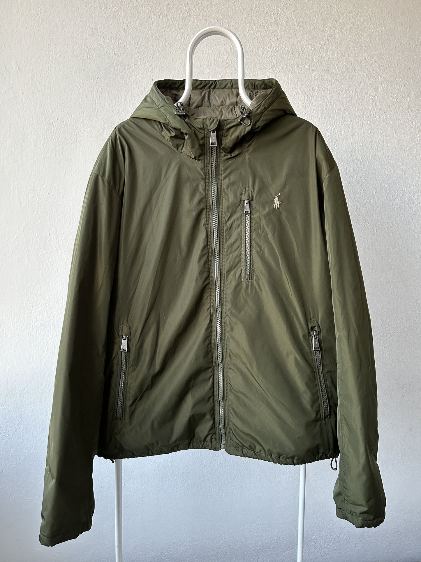 Ralph lauren hooded light puffer jacket