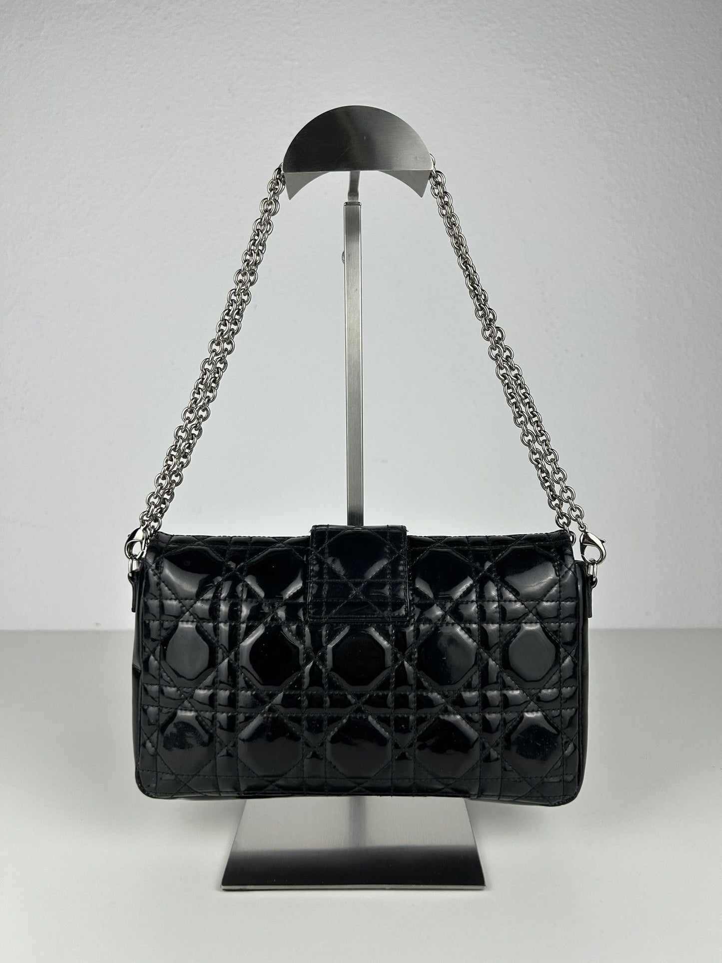 Miss Dior Promenade cannage patent leather handbag woc