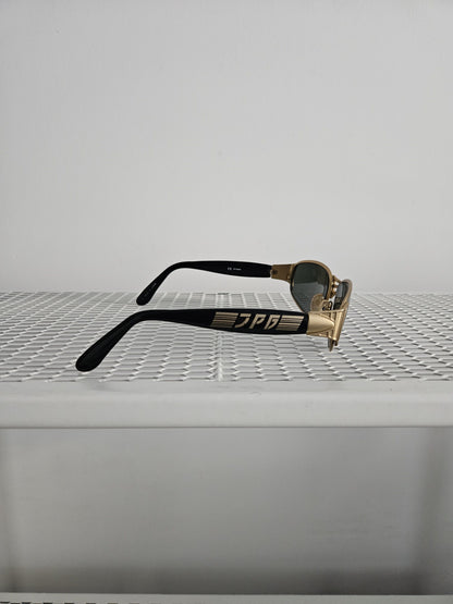 Vtg Jean Paul Gaultier 58-6204 big logo oval sunglasses