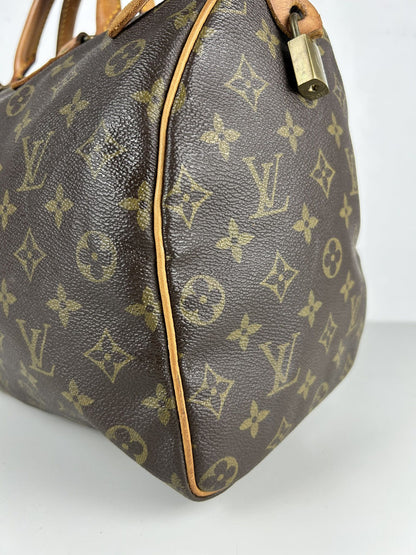Vintage 80s Louis Vuitton monogram speedy 35 boston bag