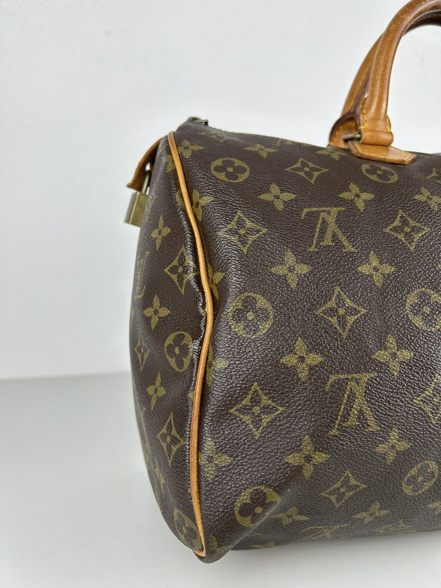 Vintage 80s Louis Vuitton monogram speedy 35 boston bag