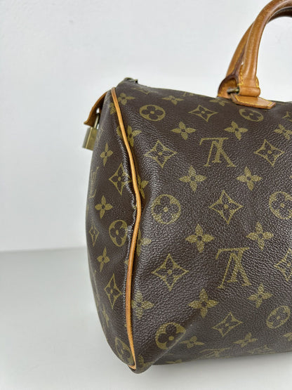 Vintage 80s Louis Vuitton monogram speedy 35 boston bag