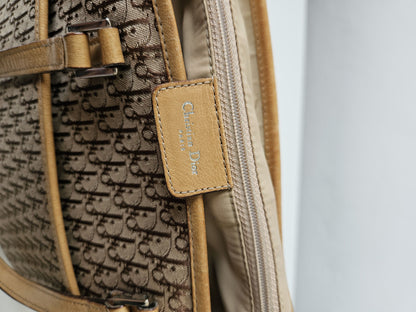 Y2k Dior by John Galliano trotter oblique monogram tote