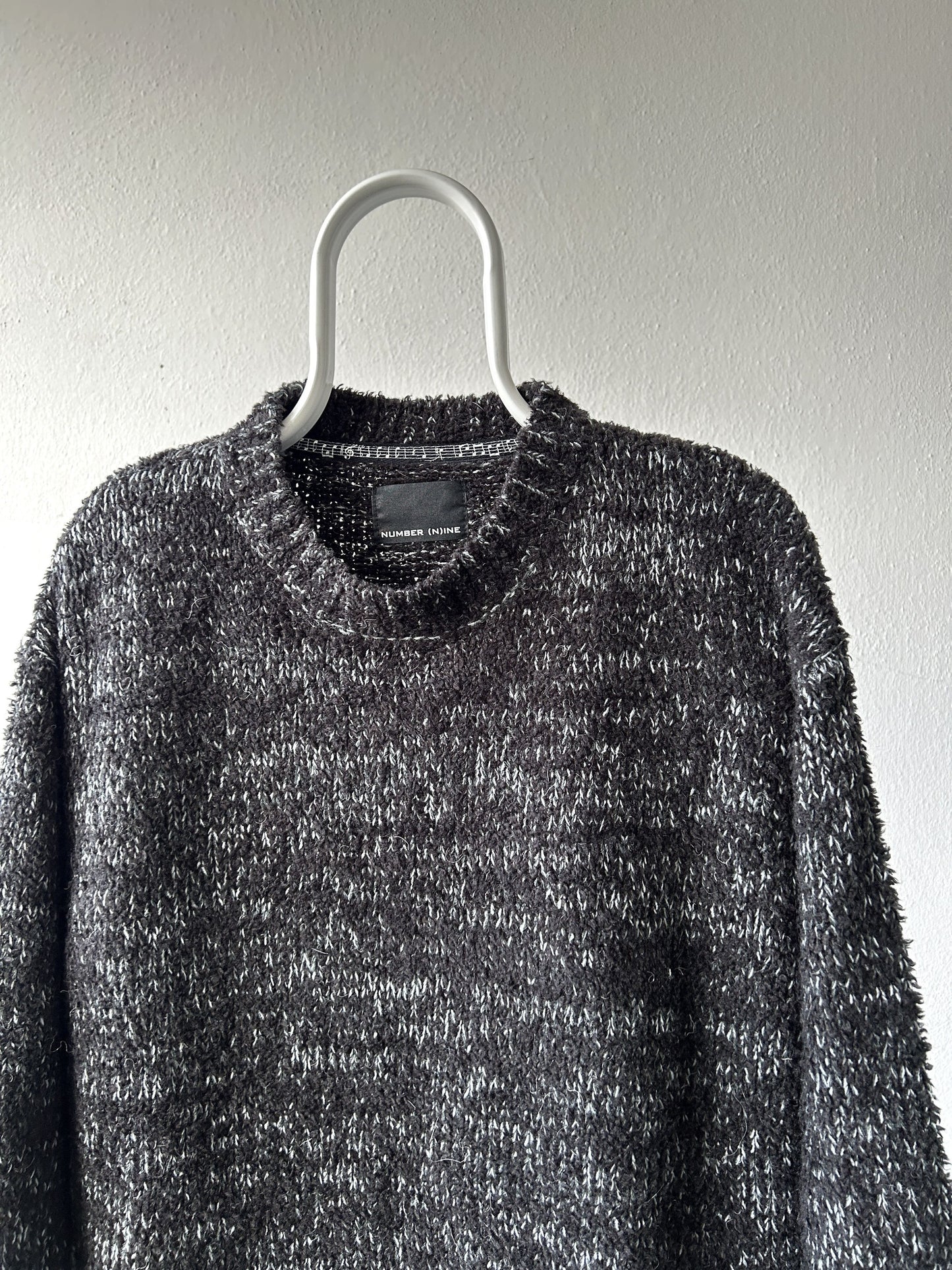 Number Nine oversized melange knit