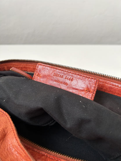 Balenciaga city bag in pumpkin spice