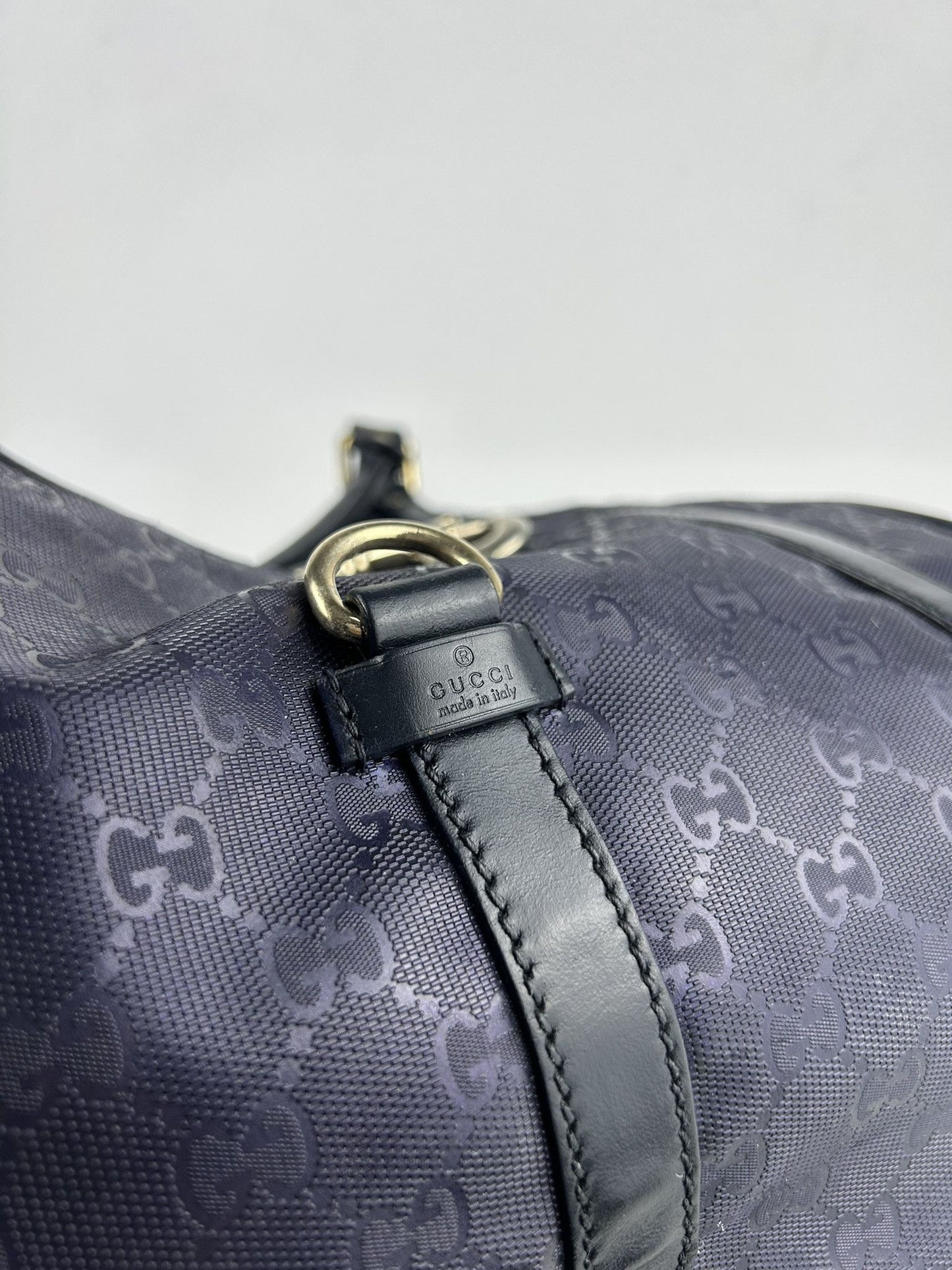 Gucci Jackie gg monogram coated canvas handbag