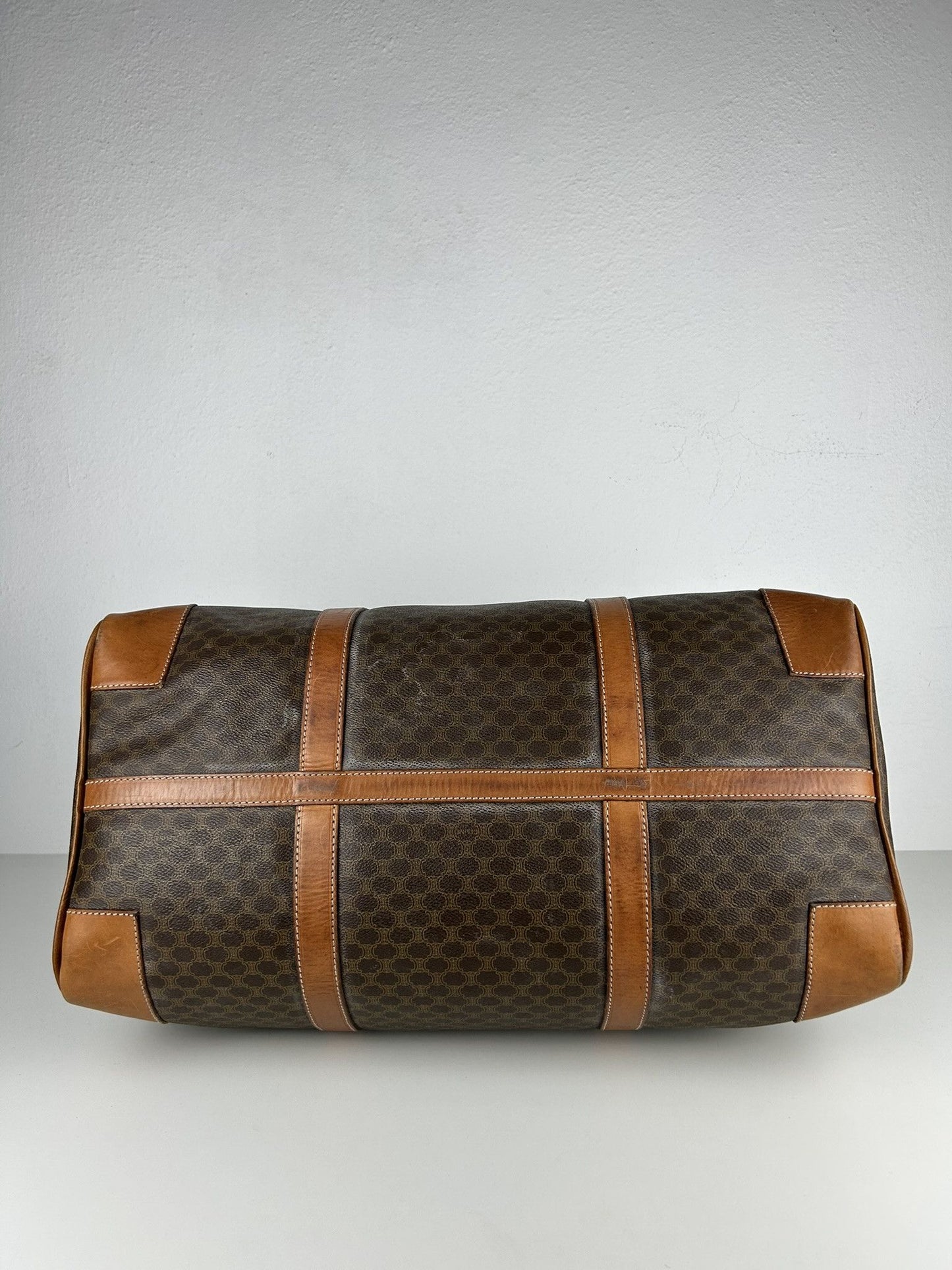 Vintage 90s Celine macadam monogram boston bag