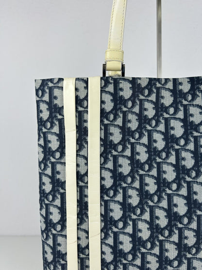 Y2k Dior by John Galliano trotter oblique monogram tote