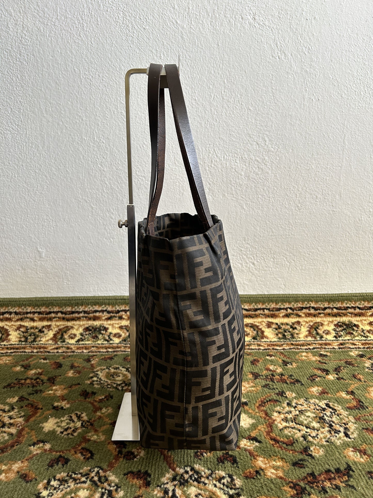 Vintage y2k fendi ff zucca monogram tote bag