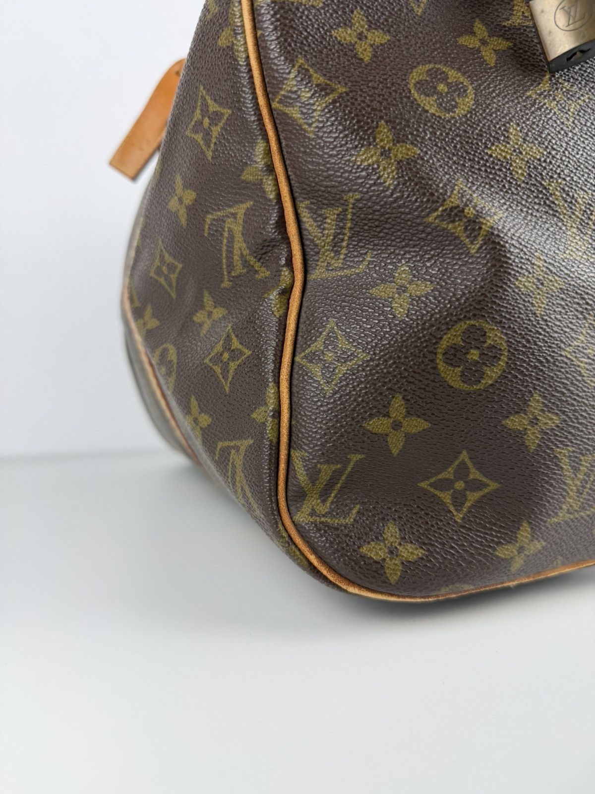 Vintage 80s Louis Vuitton monogram sac souple 35 boston bag