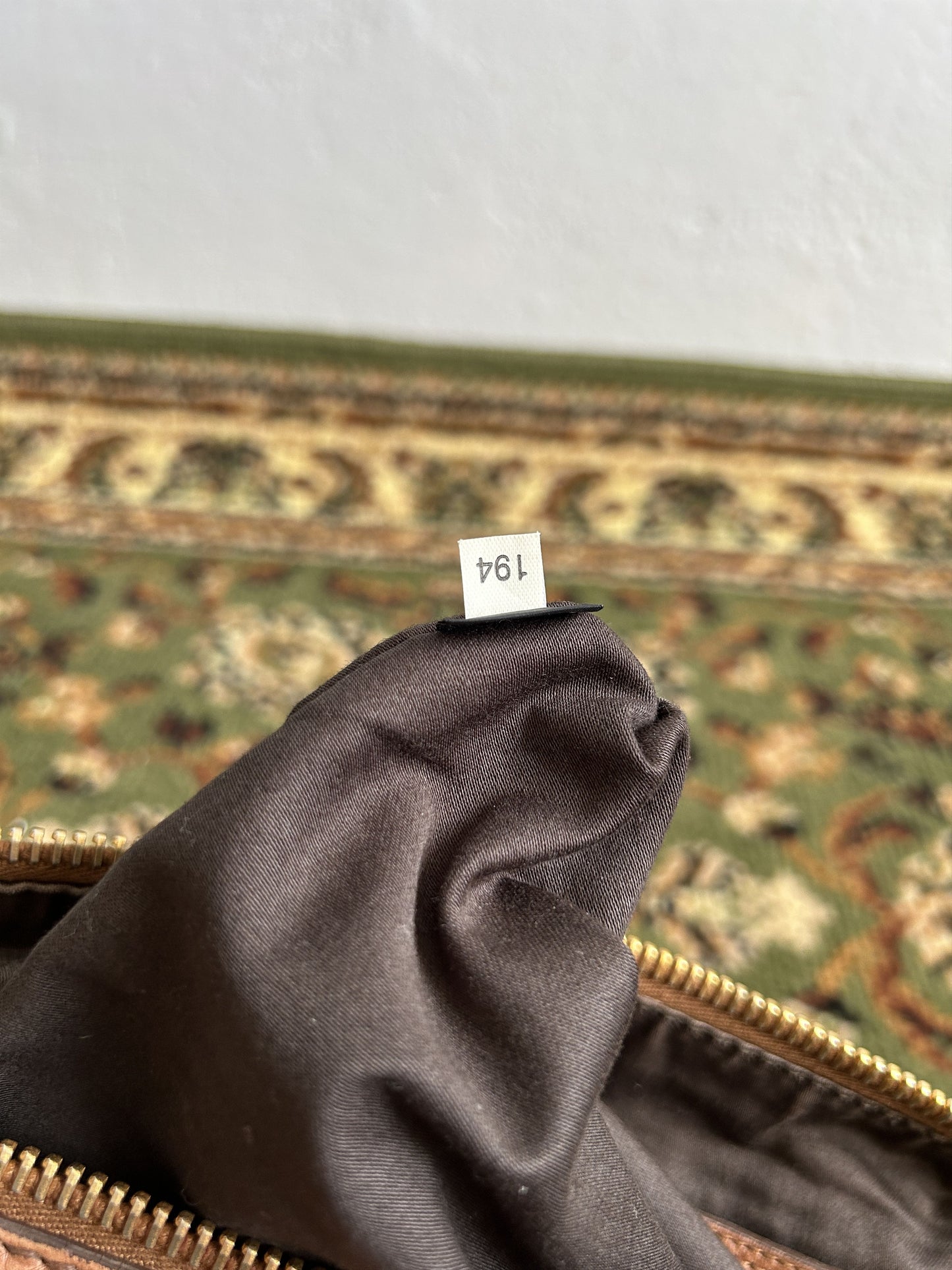 Vintage y2k miu miu leather top zip charm studded handbag