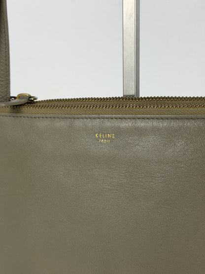 Celine trio leather shoulder/ crossbody bag