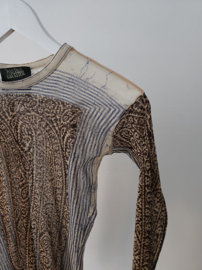 RARE archive Jean Paul Gaultier mesh top