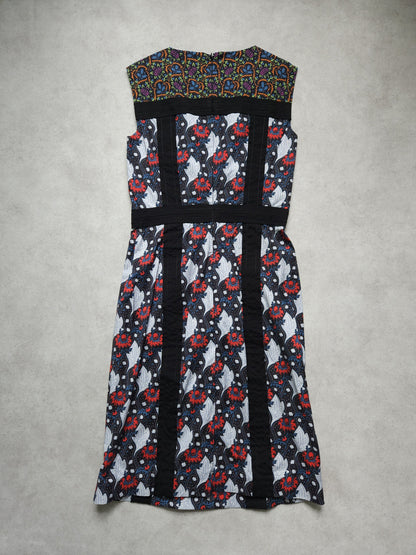 SS2015 Holliday & Brown prada floral sleeveless midi dress