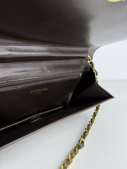 Vintage Chanel CC flap handbag