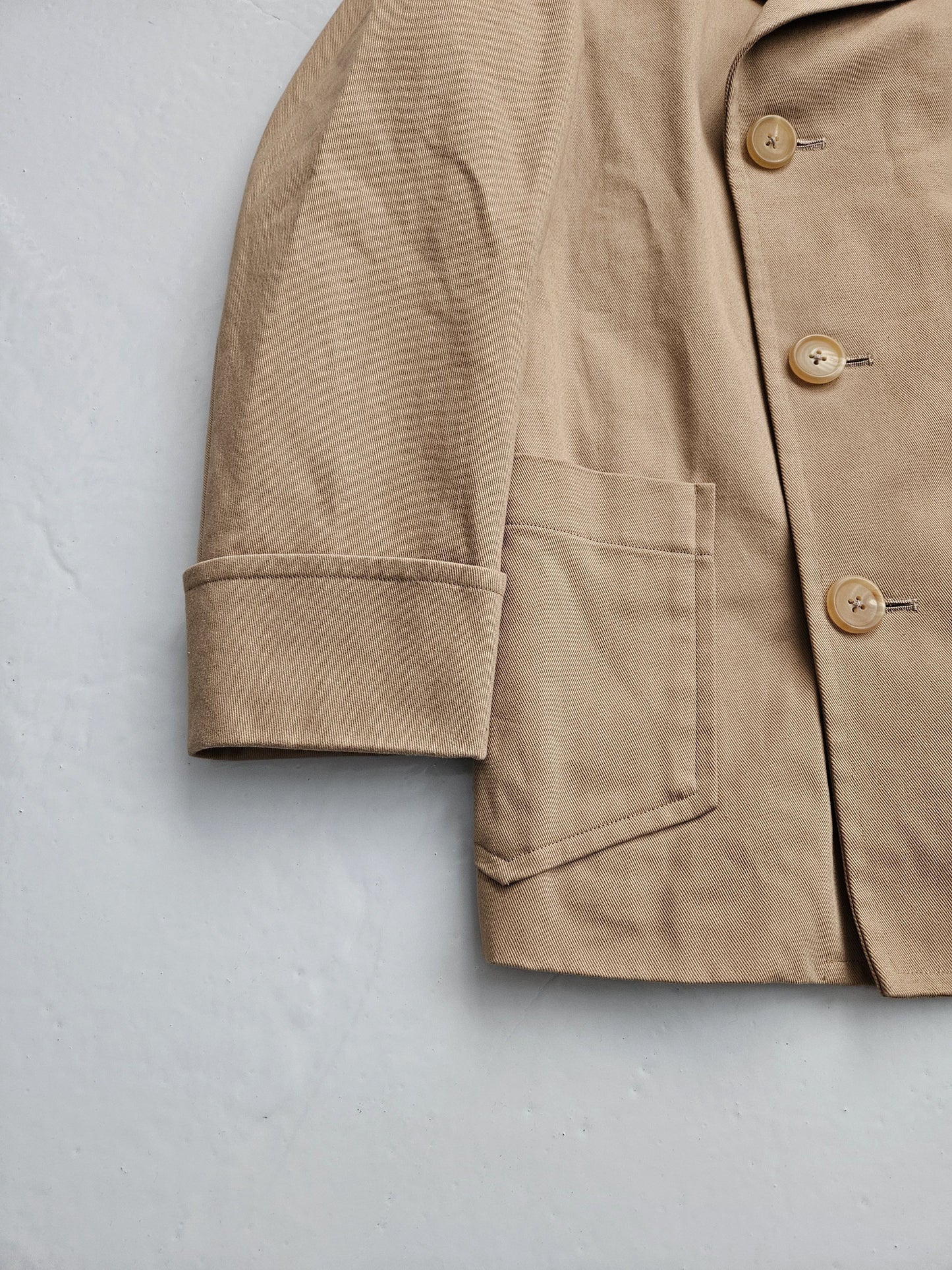 Yohji Yamamoto Y's double breasted reefer jacket peacoat