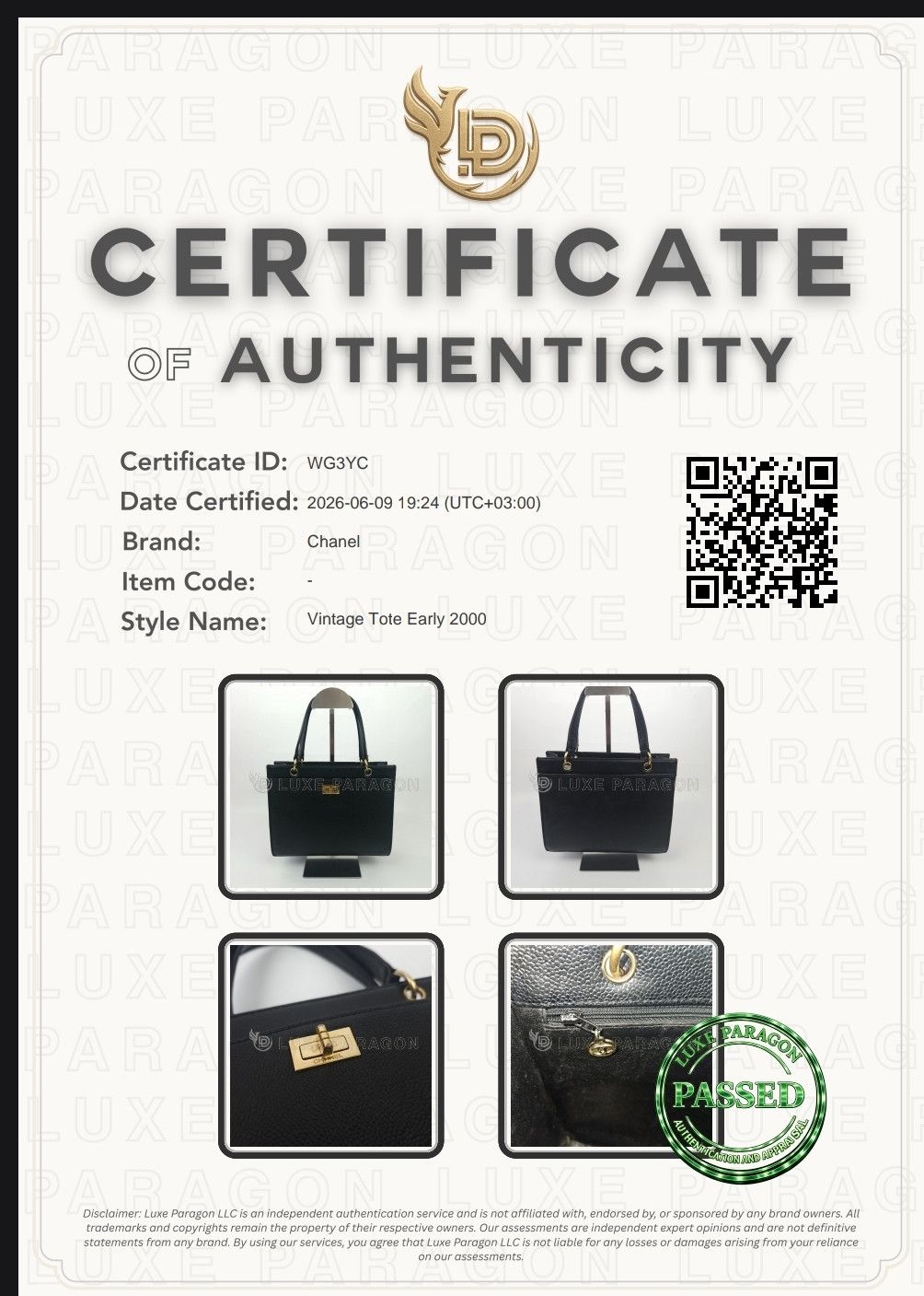 Vintage Chanel caviar 2.55 executive tote mini size