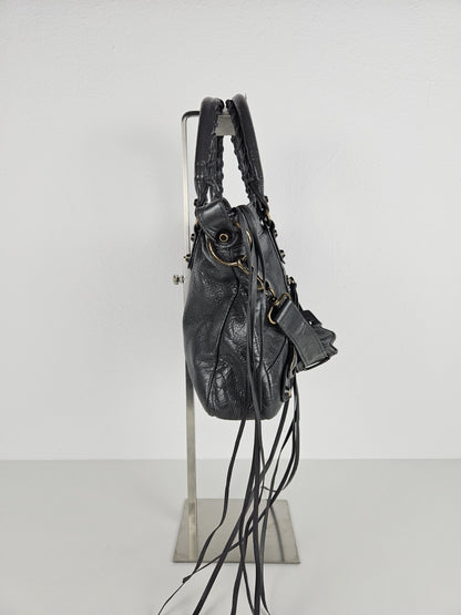 Balenciaga first bag in dark gray