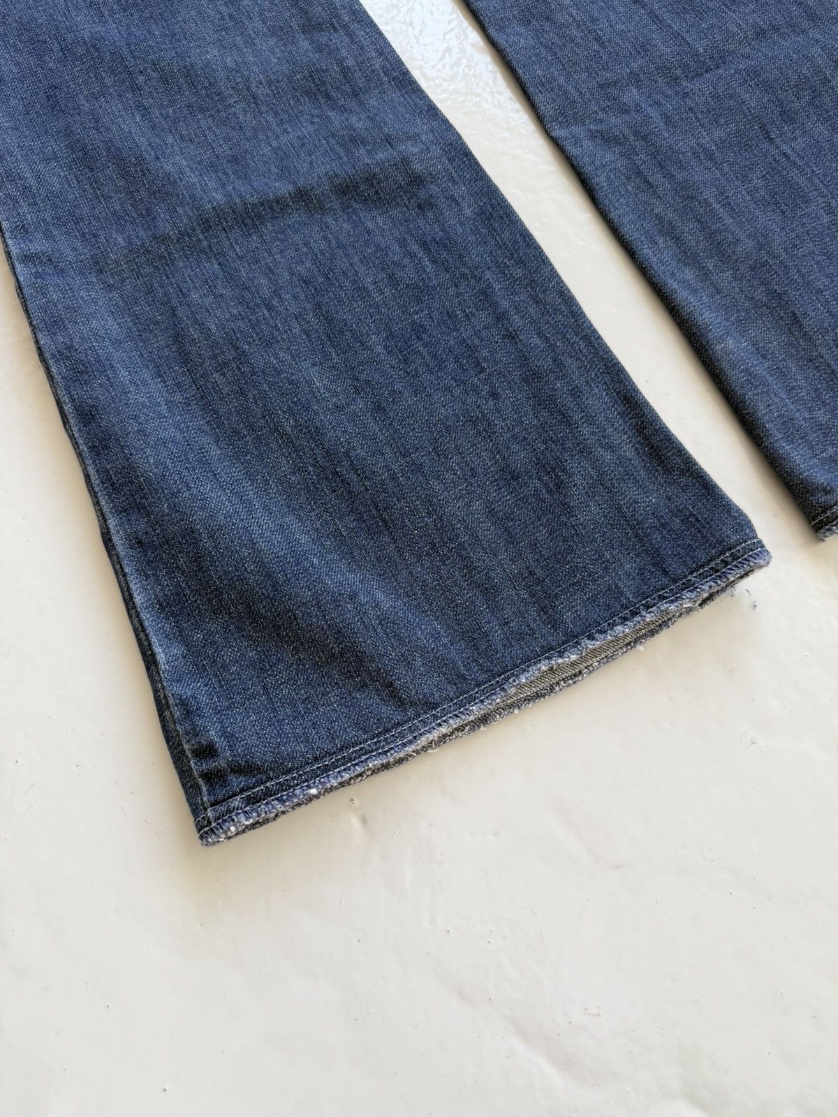 Y2k Dolce & Gabbana cutoff low waist flared denim