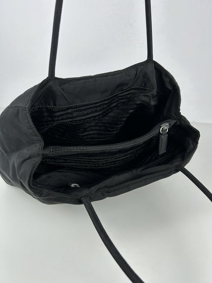 Vintage y2k prada tessuto city nylon triangle logo handbag