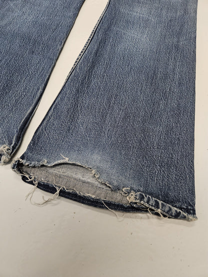Vintage y2k levis 544 distressed flared denim