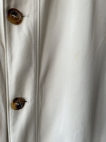 Loro piana light cotton and silk overcoat