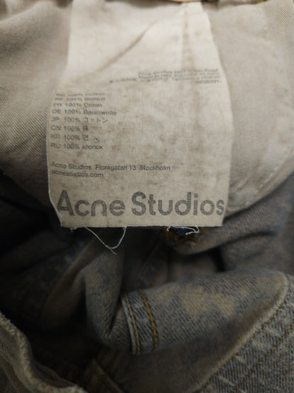Acne studios 1989 drago road overdyed distressed baggy denim