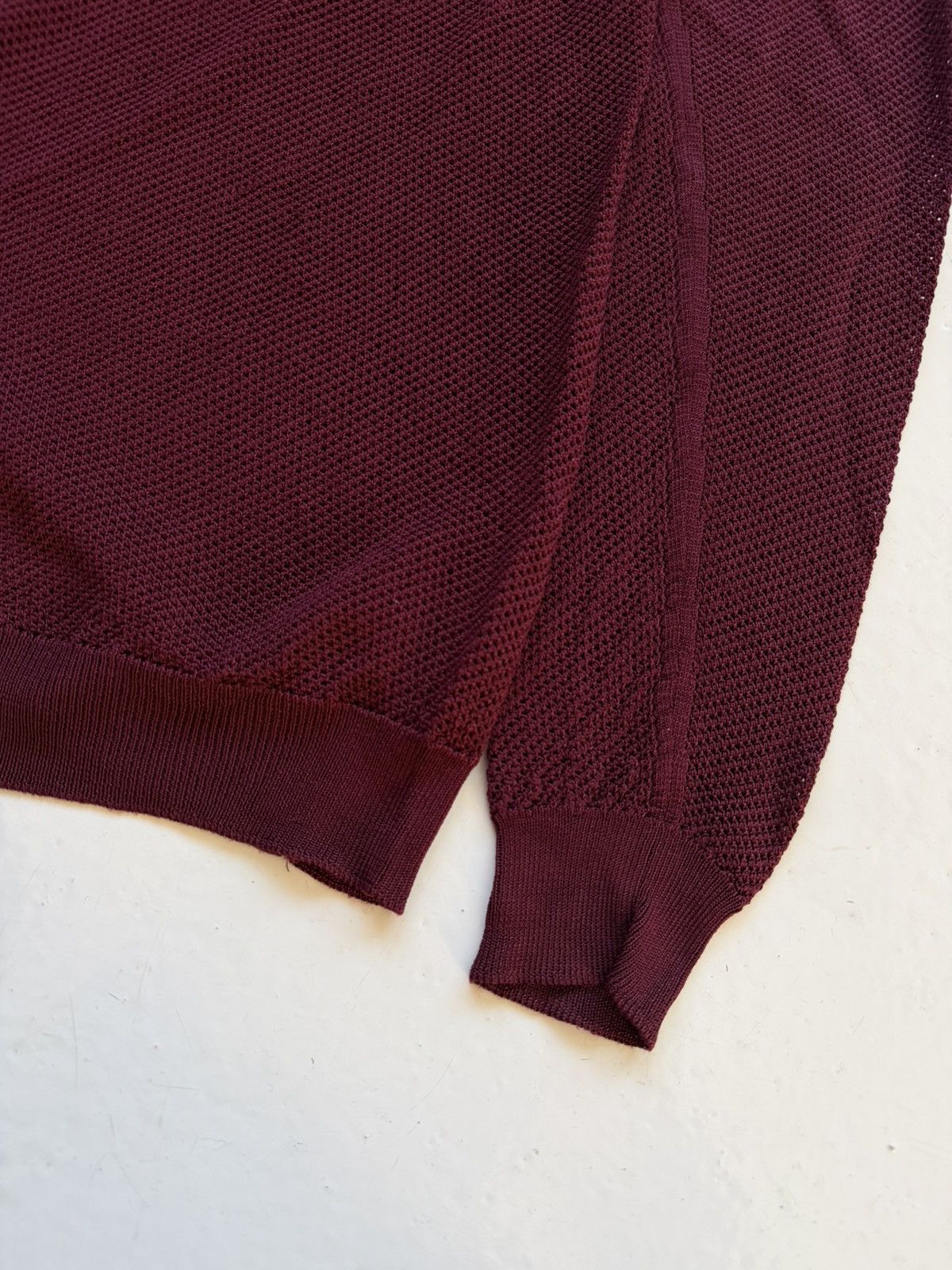 SS2015 Prada viscose mesh top