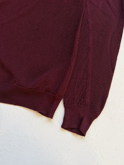 SS2015 Prada viscose mesh top