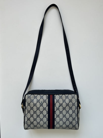 Vintage 80s gucci monogram messenger bag
