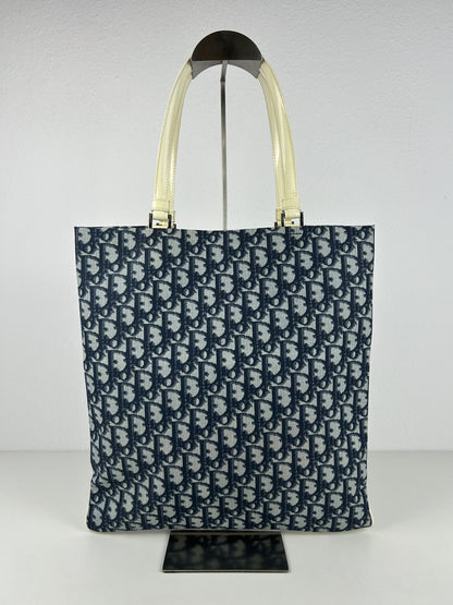 Y2k Dior by John Galliano trotter oblique monogram tote