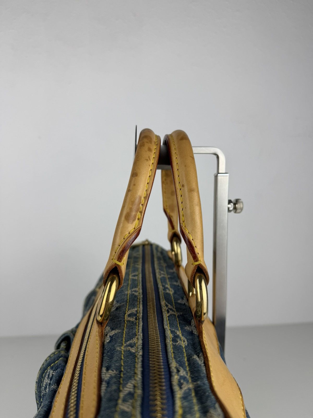 Louis Vuitton monogram denim neo speedy mini Boston bag