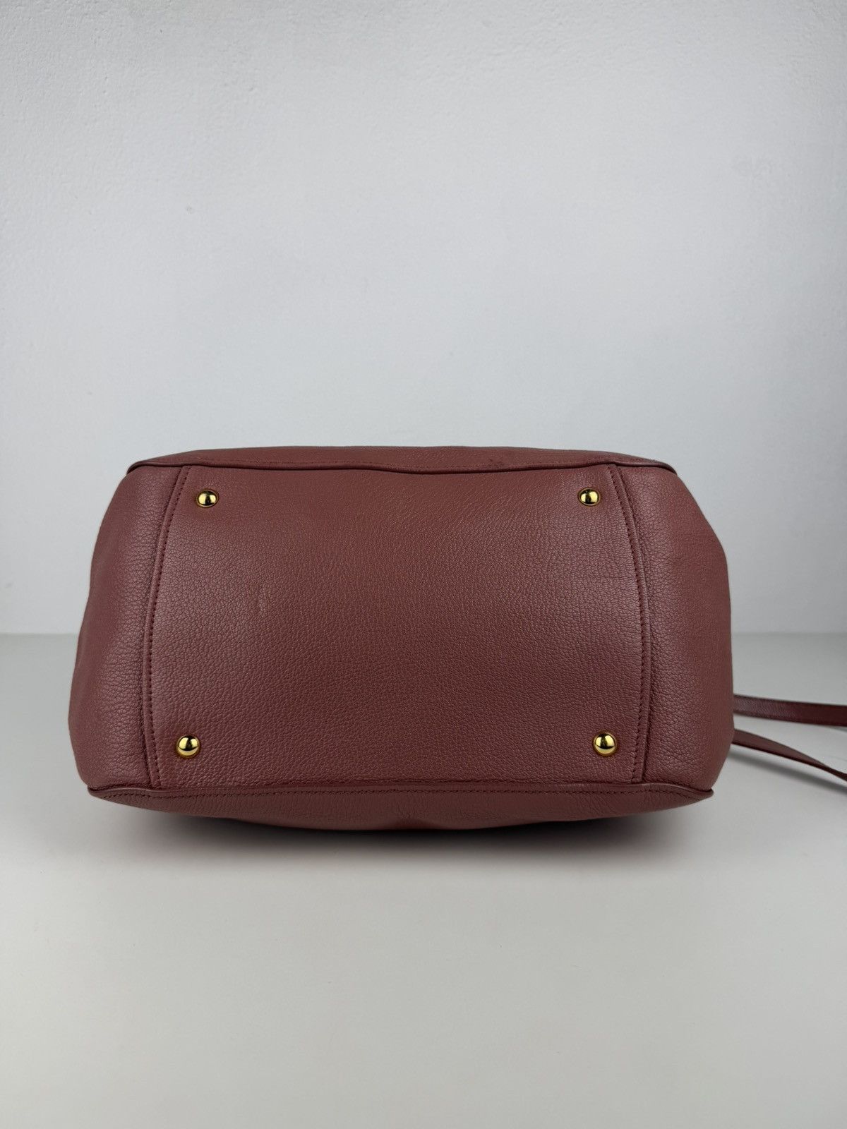 Miu Miu madras leather mini bowling bag