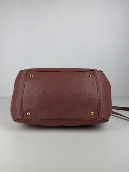 Miu Miu madras leather mini bowling bag