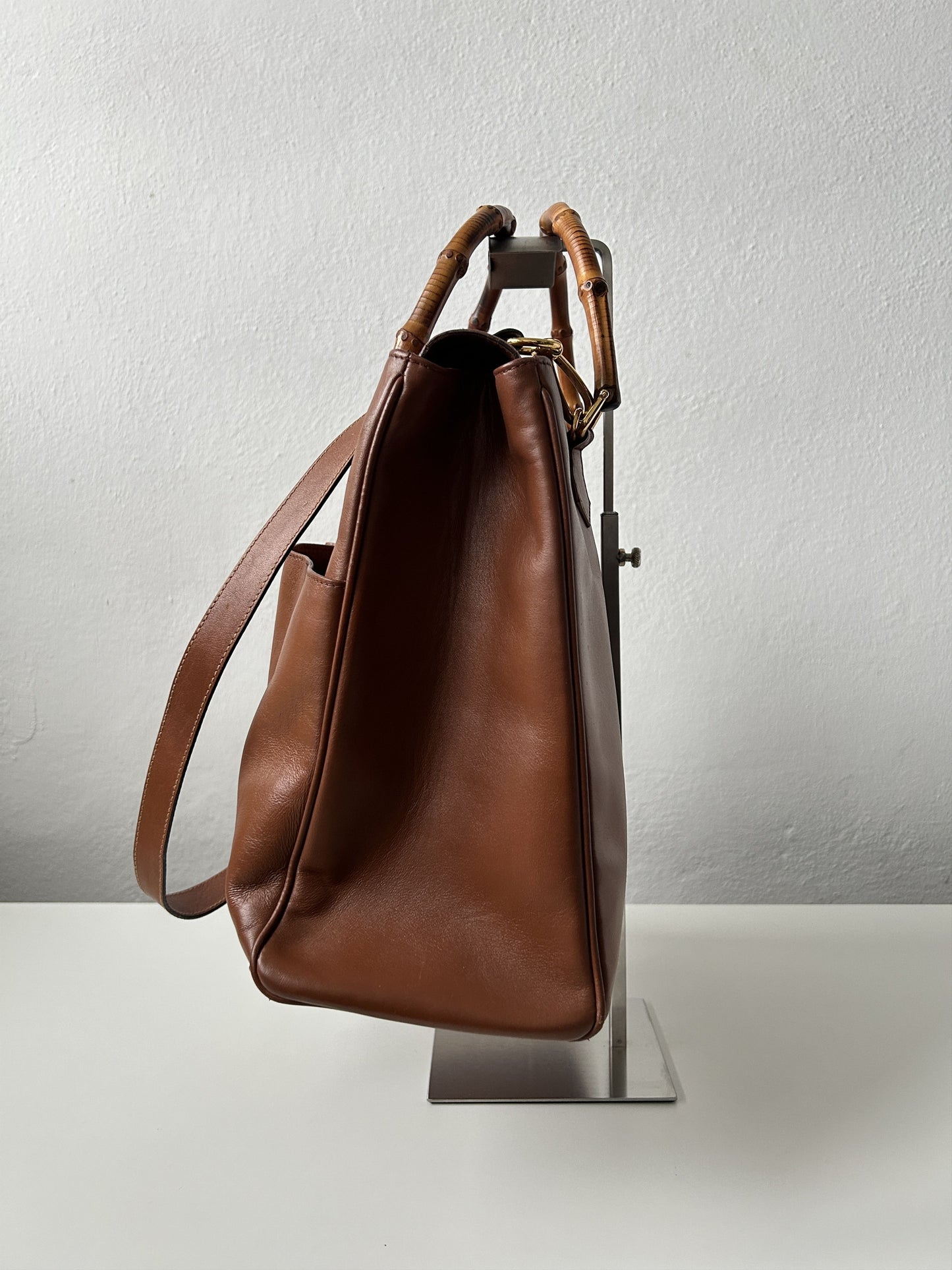 Vintage 80s gucci bamboo Diana handbag