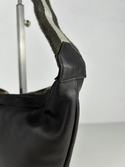 Vintage Gucci leather shoulder bag