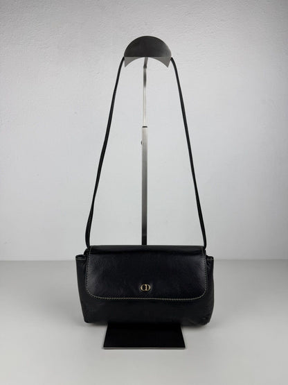 Vintage 80s Christian Dior leather shoulder/ crossbody bag