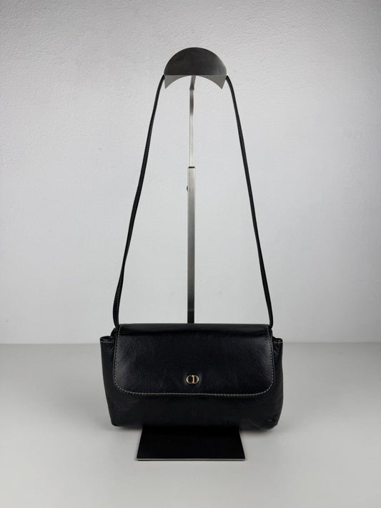 Vintage 80s Christian Dior leather shoulder/ crossbody bag