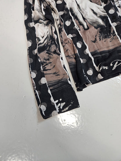 Jean Paul Gaultier reneissance woman & polka dot cardigan