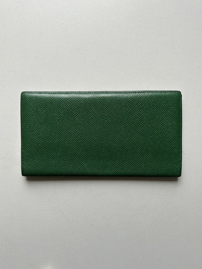 Vintage hermes osaka long bifold wallet