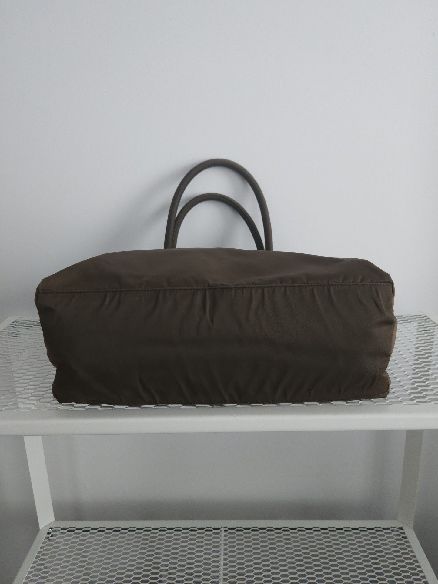 Vintage y2k prada tessuto city nylon triangle logo handbag