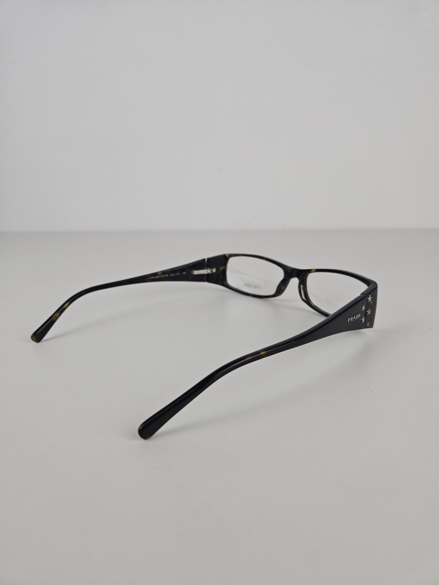 Vintage y2k prada star studded office siren glasses