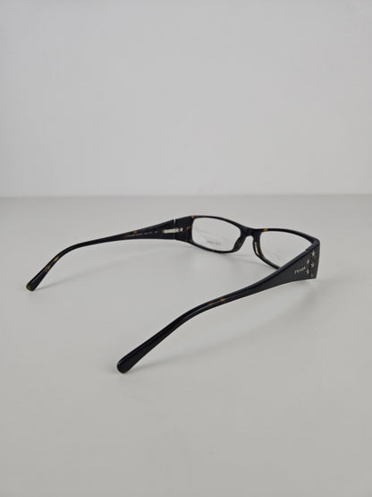 Vintage y2k prada star studded office siren glasses