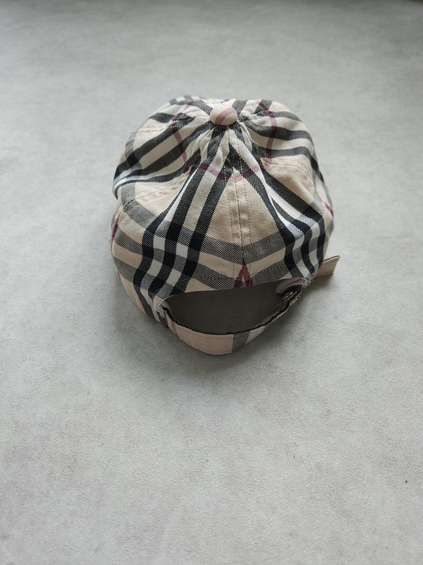 Vintage y2k burberry nova check hat cap
